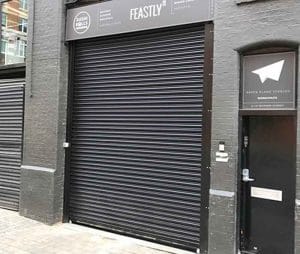Powder Coated Restaurant Door, London
