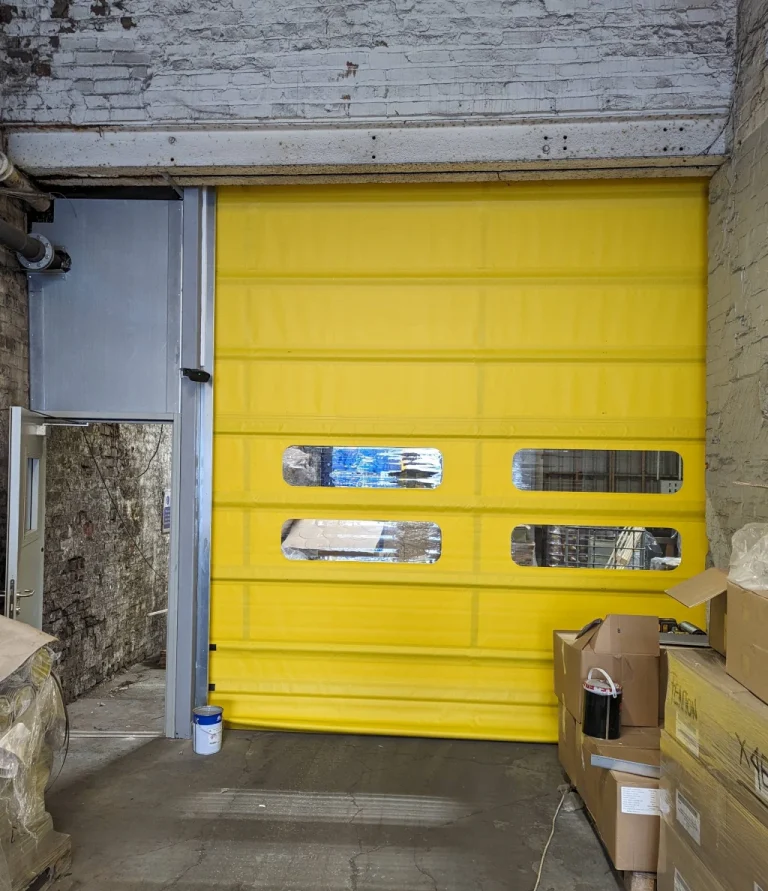 high speed door fitted near heathrow airport